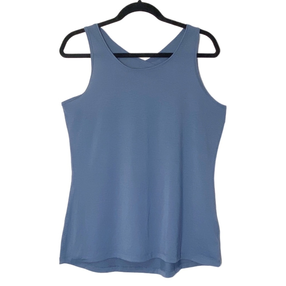 Danskin Now Workout Tank Top Criss Cross Back L